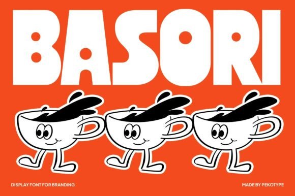 Basori Display Typeface for Bold Brand Identity