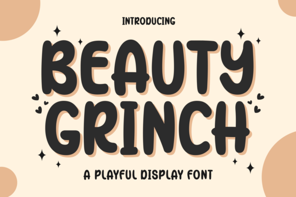 Beauty Grinch: A Playful Display Font for Engaging Web Design