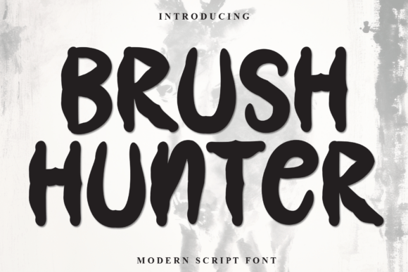 Brush Hunter: A Casual Display Font for Friendly Brand Identities