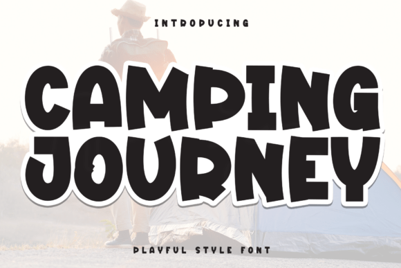 Camping Journey Typeface: A Friendly Display Font for Handmade Branding