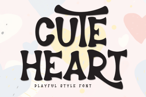 Cute Heart Display Font for Modern Web Design