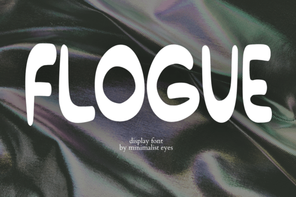 Flogue: A Modern Display Typeface for Organic Editorial Design