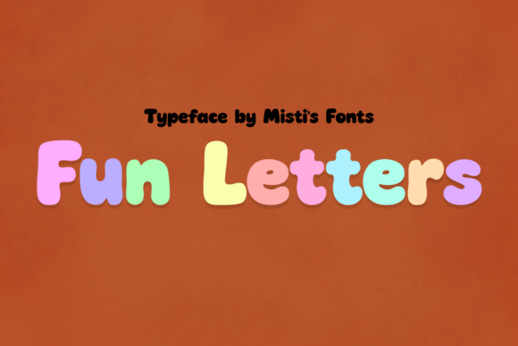 Fun Letters Typeface for Cheerful Editorial Design