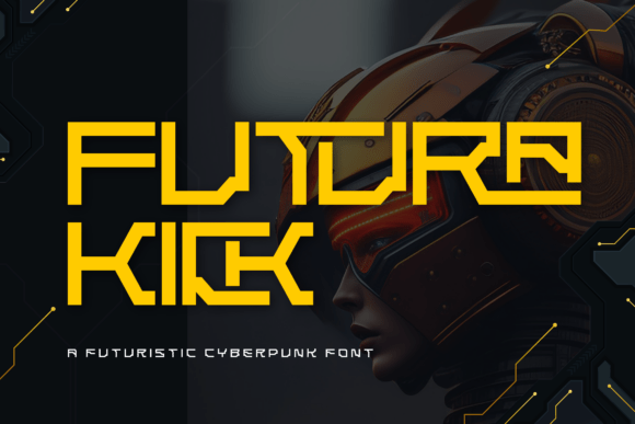 Futurakick: A Bold Modern Typeface for Cyberpunk Editorial Design