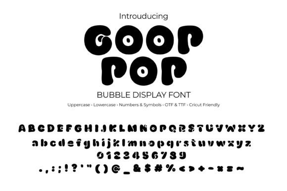 Goop Pop: The Playful Display Font for Engaging Editorial Design