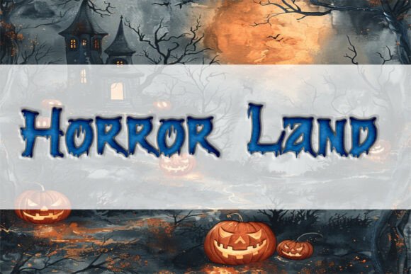 Horror Land Typeface Review for Spooky Campaigns