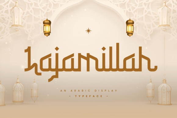 Lajamillah Arabic Display Typeface for Editorial Design