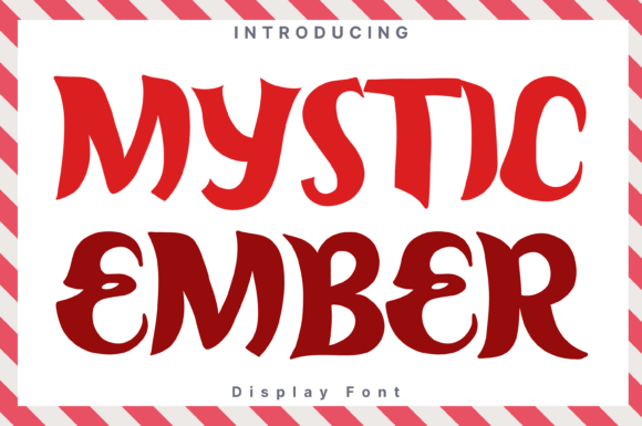 Mystic Ember Typeface for Editorial Design