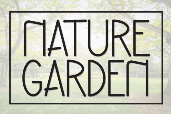 Nature Garden Typeface: A Clean Display Font for Modern Web Layouts