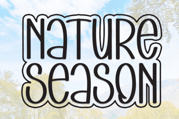 Nature Season Typeface for Approachable Brand Identity