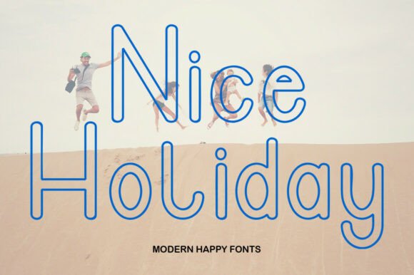 Nice Holiday Display Font for Summer Branding