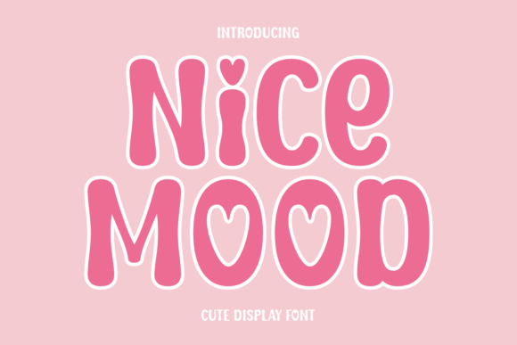 Nice Mood: A Versatile Display Font for Editorial Design