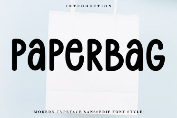 Paperbag Typeface: Festive Display Fonts for Holiday Campaigns