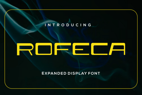 Rofeca: A Bold Expanded Display Serif for Modern Branding