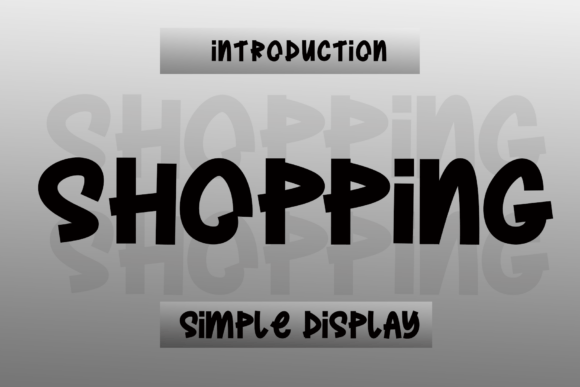 Shopping Font: Bold Display Type for Scroll-Stopping Social Media Graphics
