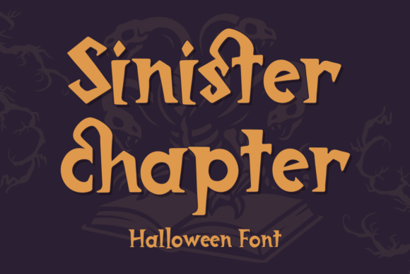 Sinister Chapter Typeface for Halloween Branding