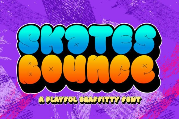 Skates Bounce: The Ultimate Street-Style Display Font