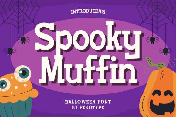 Spooky Muffin: A Playful Display Font for Halloween Branding