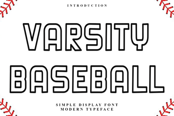 Varsity Baseball Typeface for High-Impact Campaign Design